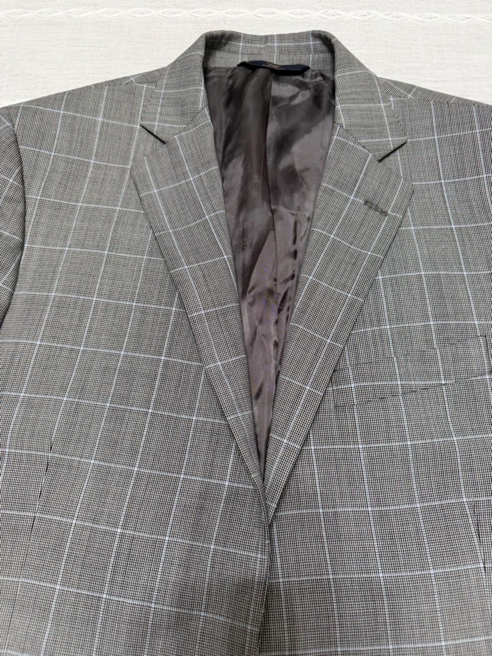 Brooks Brothers 41R Gray Windowpane Sport Coat 346 Fitzgerald
